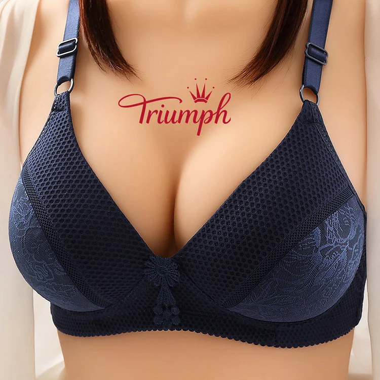 Triumph-női melltartó acélgyűrű nélkül 【M-6XL】 različiti modeli